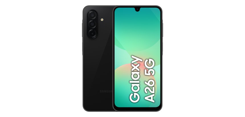 Samsung Galaxy A26 5G, Smartphone con Funzioni intelligenti, Display Super AMOLED 6.7”, 8GB RAM, 256GB, Batteria 5.000 mAh, memoria espandibile, Black