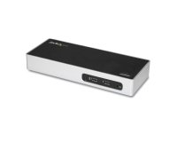 StarTech.com USB 3.0 Docking Station - Dual Monitor Laptop Docking Station with HDMI & DVI/VGA Video - 6-port USB 3.1 Gen 1 5Gbps Hub, GbE, Audio - Universal Type-A Dock - Windows & Mac