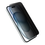 OtterBox Premium Pro Glass Privacy Guard pour iPhone 15, Privacy Guard + Antimicrobial