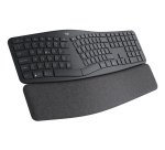 Logitech ERGO K860 for Business - Tastiera split ergonomica - Design ergonomico, tecnologia Logi Bolt sicura, Bluetooth, certificazione globale, Windows/Mac/Chrome/Linux - Graphite