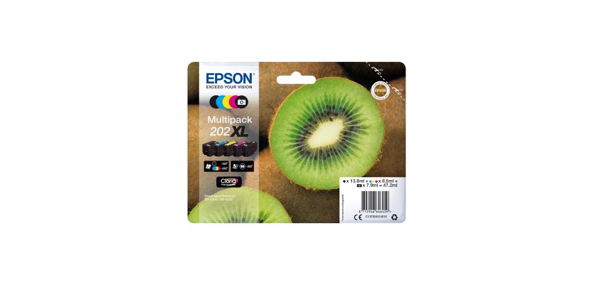 Epson Kiwi Multipack 5-colours 202XL Claria Premium Ink