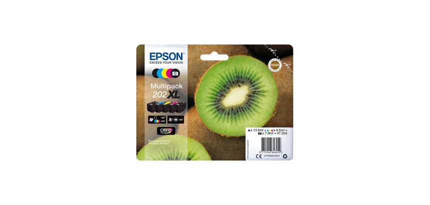 Epson Kiwi Multipack 5-colours 202XL Claria Premium Ink