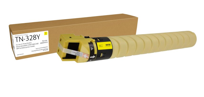 Toner remanufacturé Jaune Everyday™ de Xerox compatible avec Konica Minolta AAV8250 (AAV8250), Capacité standard