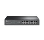 TP-Link TL-SG1016PE commutateur réseau Géré L2 Gigabit Ethernet (10/100/1000) Connexion Ethernet, supportant l'alimentation via ce port (PoE) Noir