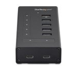 StarTech.com 7 Port USB C Hub - USB Type-C to 2x USB-C/5x USB-A - Commercial Metal USB 3.0 Hub - SuperSpeed USB 3.2 Gen 1 (5Gbps) - Self Powered - BC 1.2 Fast Charge - Mountable/Rugged