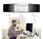 StarTech.com Magnetic Privacy Filter for 21.5-Inch Widescreen 16:9, Removable Filter, Anti-Glare/Glossy, Blue Light Reducing Screen Protector, TAA