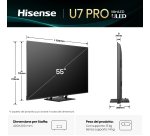 Hisense Smart TV ULED MiniLED 55" 4K 55U7Q PRO