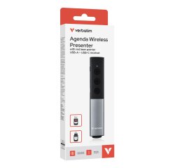 Verbatim 32366 télécommande RF Noir, Argent