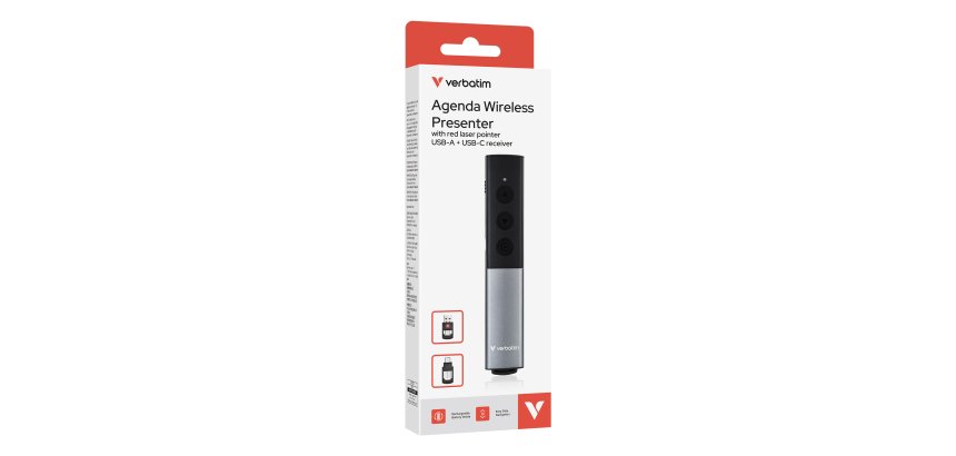 Verbatim 32366 RF Remote Control Black, Silver