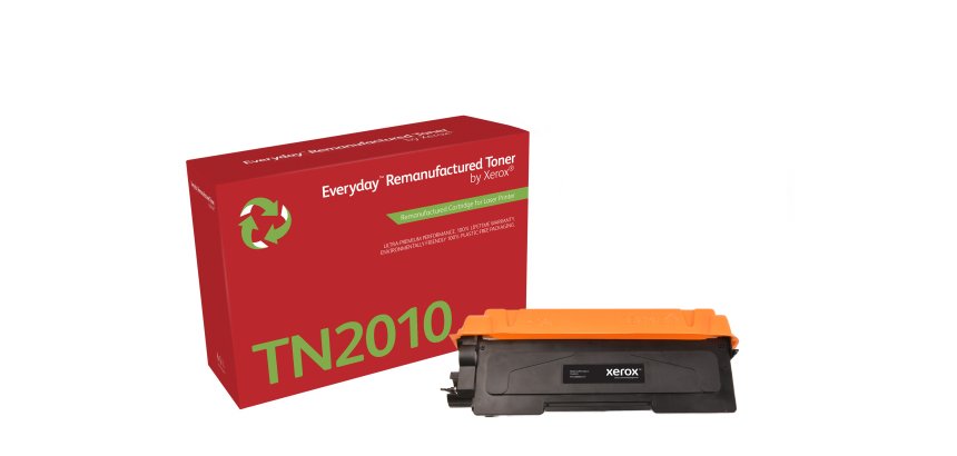 Toner remanufacturé Mono Everyday™ de Xerox compatible avec Brother TN2010, Capacité standard