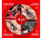 Polti StainOver SC30, lavatappeti con funzione pulitore a vapore, 4 funzioni in 1