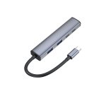 Conceptronic HUBBIES22G hub di interfaccia USB 3.2 Gen 1 (3.1 Gen 1) Type-C 5000 Mbit/s Grigio