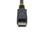 StarTech.com Câble certifié DisplayPort 1.2 de 2 m avec verrouillage - Cordon DP vers DP - M/M - DisplayPort 4K