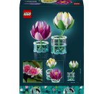 LEGO Botanicals 11511 Ninfee, Piante Artificiali con Fiori Finti in 2 Vasi, Decorazione Camera da Letto, Regalo Bambini 9+