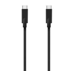 AISENS Cable USB 3.2 Gen1 5Gbps 4k@60Hz 3A 60W E-Marker, Tipo USB-C/M-USB-C/M, Negro, 5.0m