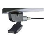 StarTech.com Mobile Standing Desk - Portable Sit Stand Ergonomic Height Adjustable Cart on Wheels - Rolling Computer/Laptop Workstation Table with Locking One-Touch Lift for Teacher/Student