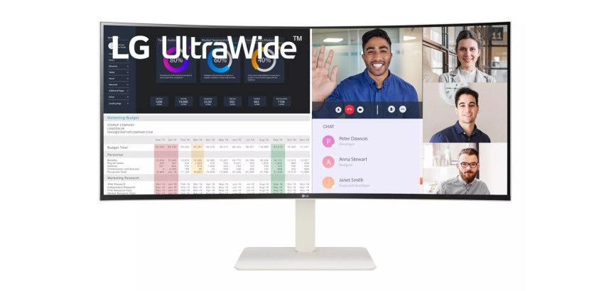 LG 38WR85QC-W pantalla para PC 96,5 cm (38") 3840 x 1600 Pixeles UltraWide Quad HD LCD Blanco