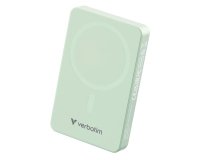 Verbatim Charge 'n' Go Essentials Magnetic Wireless Power Bank 10000 mAh Green