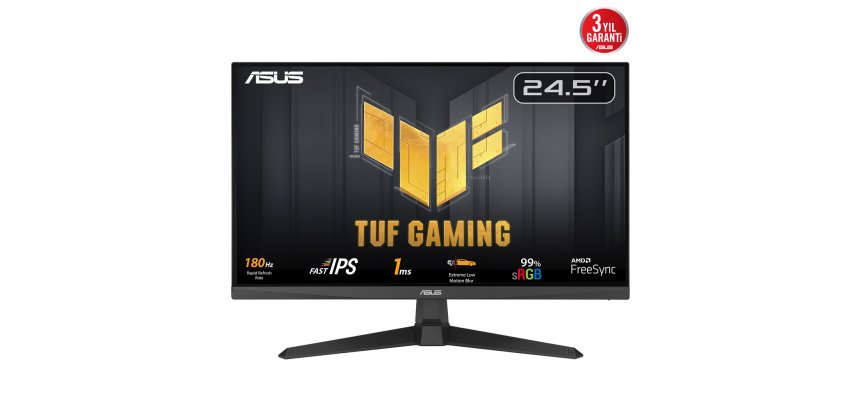 ASUS TUF Gaming VG259Q3A computer monitor 62.2 cm (24.5") 1920 x 1080 pixels Full HD LED Black