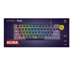 Trust GXT 867 Acira tastiera Gaming USB QWERTY Italiano Nero