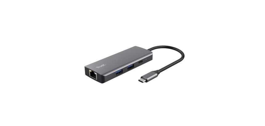 Trust Dalyx USB Tipo C 1000 Mbit/s Plata
