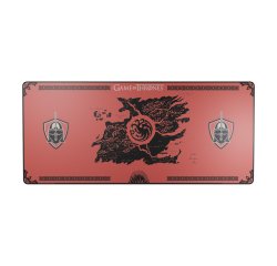 Lexip HBO Game of Thrones Tapis de souris de jeu Noir, Rouge