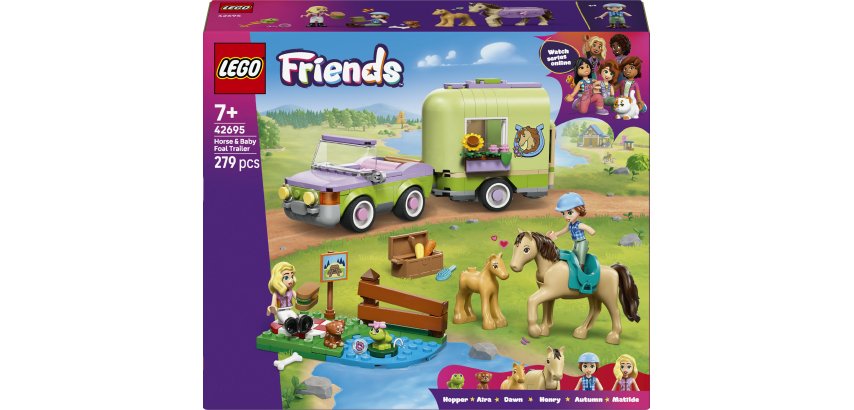 LEGO Friends Horse & Baby Foal Trailer