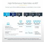 StarTech.com USB-C Triple-Monitor Multiport Adapter, Dual 4K 60Hz + 4K 30Hz HDMI & DisplayPort, 4-Port USB Hub, 100W PD Pass-Through, GbE, SD/MicroSD Card Readers