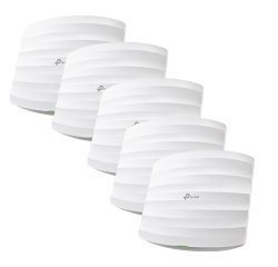 TP-Link Omada EAP245(5-PACK) point d'accès réseaux locaux sans fil 1750 Mbit/s Blanc Connexion Ethernet, supportant l'alimentation via ce port (PoE)