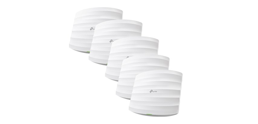 TP-Link Omada EAP245(5-PACK) point d'accès réseaux locaux sans fil 1750 Mbit/s Blanc Connexion Ethernet, supportant l'alimentation via ce port (PoE)