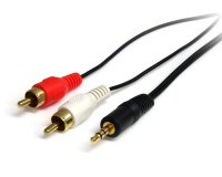 StarTech.com Câble audio stéréo de 1 m - Mâle 3,5 mm vers mâle 2 x RCA