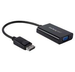 StarTech.com Adaptateur vidéo DisplayPort vers VGA avec audio - M/F - 1920x1200 / 1080p - Noir