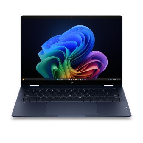 HP EliteBook X Flip G2i 14 inch Notebook Next Gen AI PC Wolf Pro Security Edition Copilot+ PC Intel Core Ultra X7 358H Híbrido (2-en-1) 35,6 cm (14") Pantalla táctil WUXGA 64 GB LPDDR5x-SDRAM 1 TB SSD Wi-Fi 7 (802.11be) Windows 11 Pro Azul
