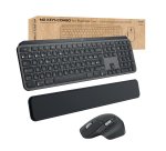 Logitech MX Keys Combo for Business | Gen 2, Tastiera e Mouse Wireless Full Size, con Poggiapolsi, Bluetooth , Logi Bolt, Clic Silenziosi, Windows/Mac/Chrome/Linux