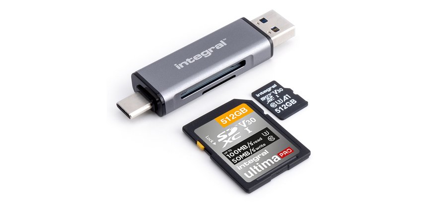 Integral INCRUSB3.2ACSDMSDR lecteur de carte mémoire