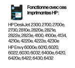HP Cartouche d’encre trois couleurs 305 authentique