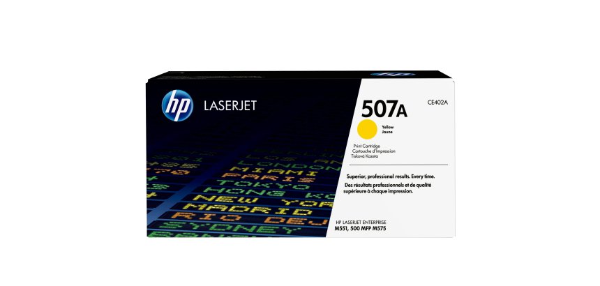 HP 507A / CE402A Tóner original amarillo de capacidad estándar (3000 páginas)
