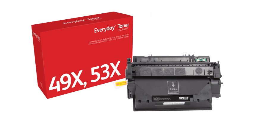 Toner Everyday™ Negro di Xerox compatibile con HP 49X 53X (Q5949X/ Q7553X), Capacidad alta