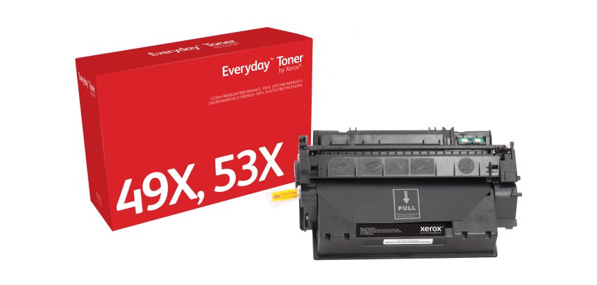 Toner Everyday™ _OEM_NAME_ Noir de Xerox compatible avec HP 49X 53X (Q5949X/ Q7553X), Grande capacité