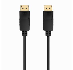 AISENS Cable DISPLAYPORT V1.2 CCS 4K@60Hz, DP/M-DP/M, Negro, 3.0m