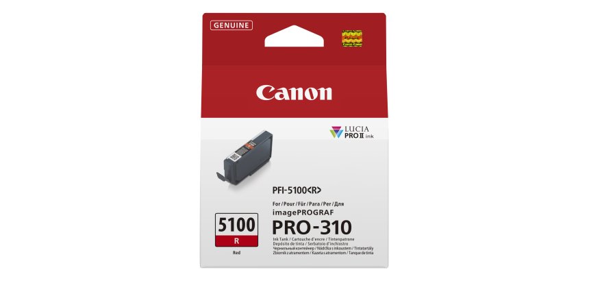 Canon PFI-5100 R ink cartridge 1 pc(s) Original Red