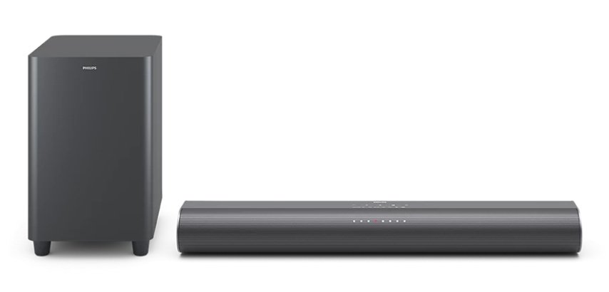 Philips TAB6100/10 haut-parleur soundbar Gris 2.1 canaux 80 W