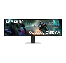 Samsung S49DG910SU computer monitor 124.5 cm (49") 5120 x 1440 pixels Dual QHD OLED Silver
