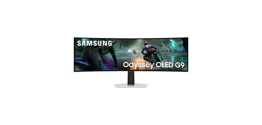 Samsung S49DG910SU écran plat de PC 124,5 cm (49") 5120 x 1440 pixels Dual QHD OLED Argent