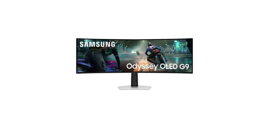 Samsung S49DG910SU écran plat de PC 124,5 cm (49") 5120 x 1440 pixels Dual QHD OLED Argent