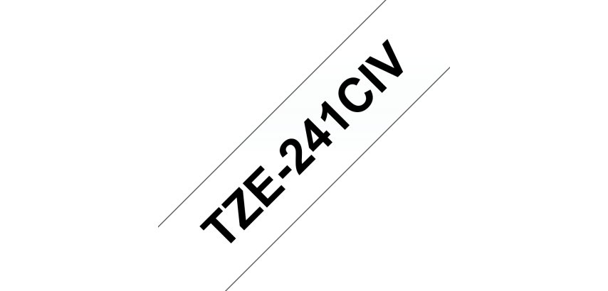 Brother TZE-241CIV ruban d'étiquette TZ