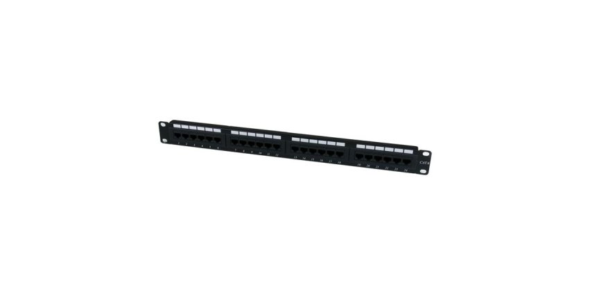StarTech.com Patch Panel Cat 6 a 24 porte 1U - Pannello di cablaggio per rete Cat6
