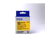 Epson Cinta adhesiva resistente - LK-5YBW cinta adhesiva resistente negra/amarilla 18/9