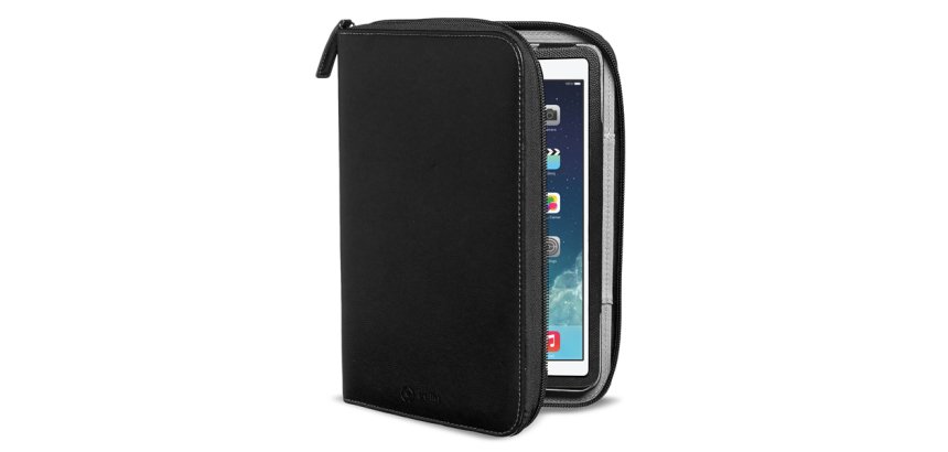 Celly ORGANIZER2501 custodia per tablet 24,6 cm (9.7") Custodia a sacchetto Nero