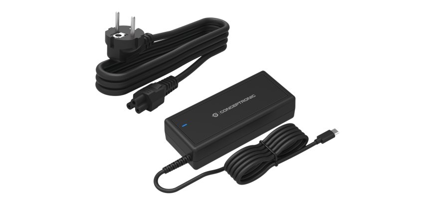 Conceptronic OZUL10BE adattatore e invertitore Interno 90 W Nero